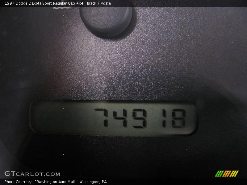 Black / Agate 1997 Dodge Dakota Sport Regular Cab 4x4