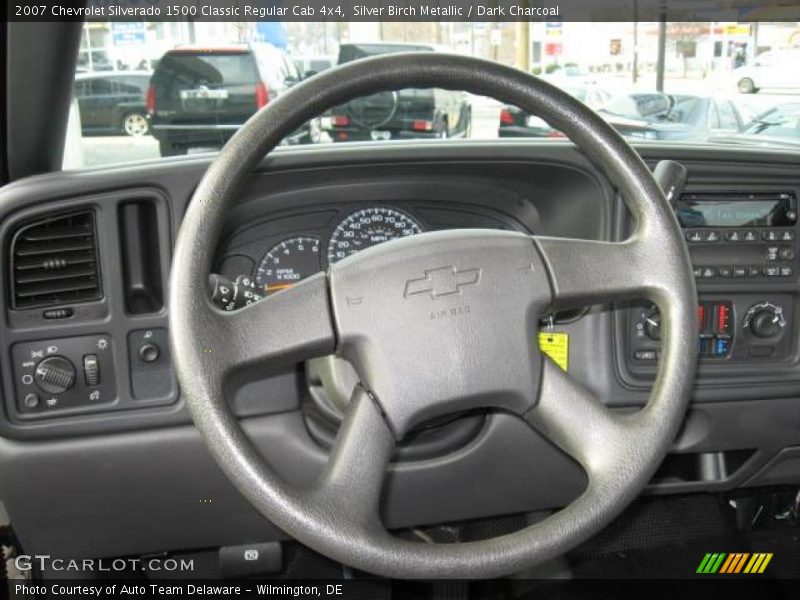 Silver Birch Metallic / Dark Charcoal 2007 Chevrolet Silverado 1500 Classic Regular Cab 4x4