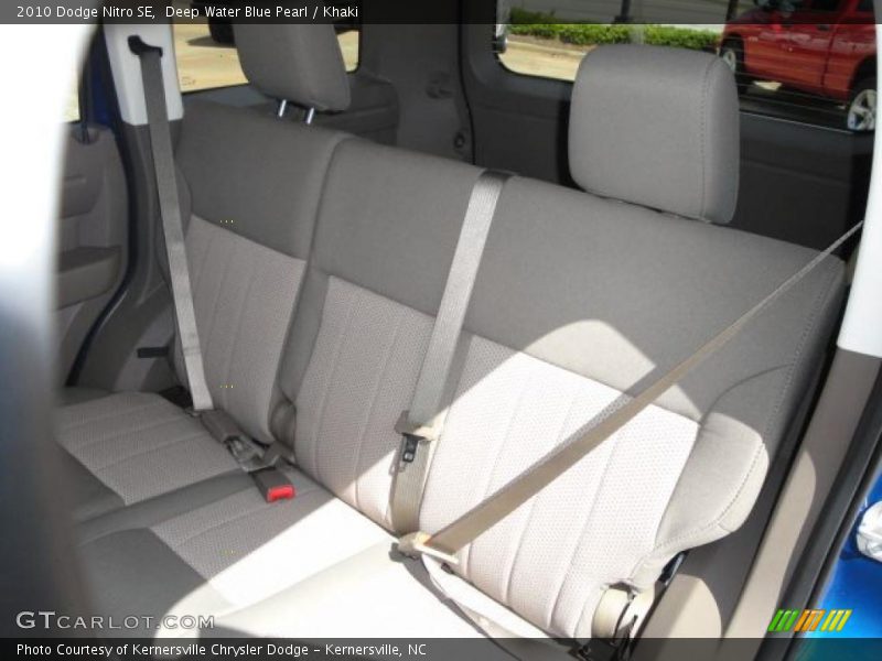 Deep Water Blue Pearl / Khaki 2010 Dodge Nitro SE