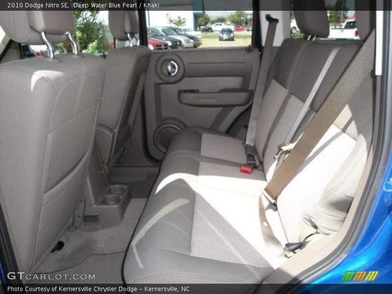 Deep Water Blue Pearl / Khaki 2010 Dodge Nitro SE