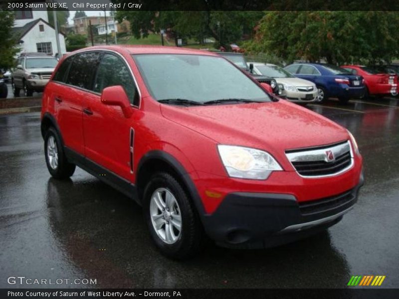 Chili Pepper Red / Gray 2009 Saturn VUE XE