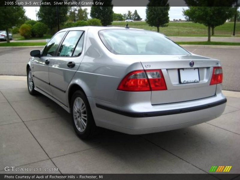 Silver Metallic / Granite Gray 2005 Saab 9-5 Arc Sedan