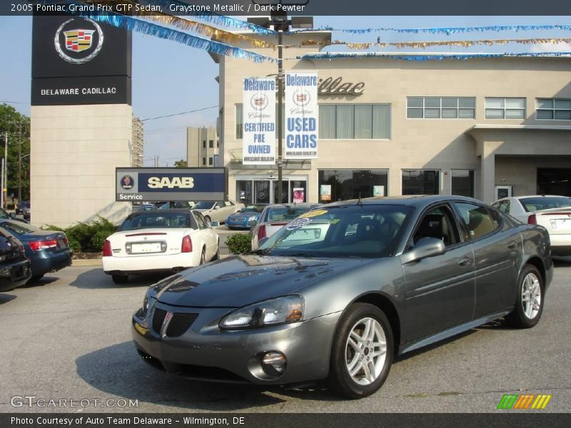 Graystone Metallic / Dark Pewter 2005 Pontiac Grand Prix GTP Sedan
