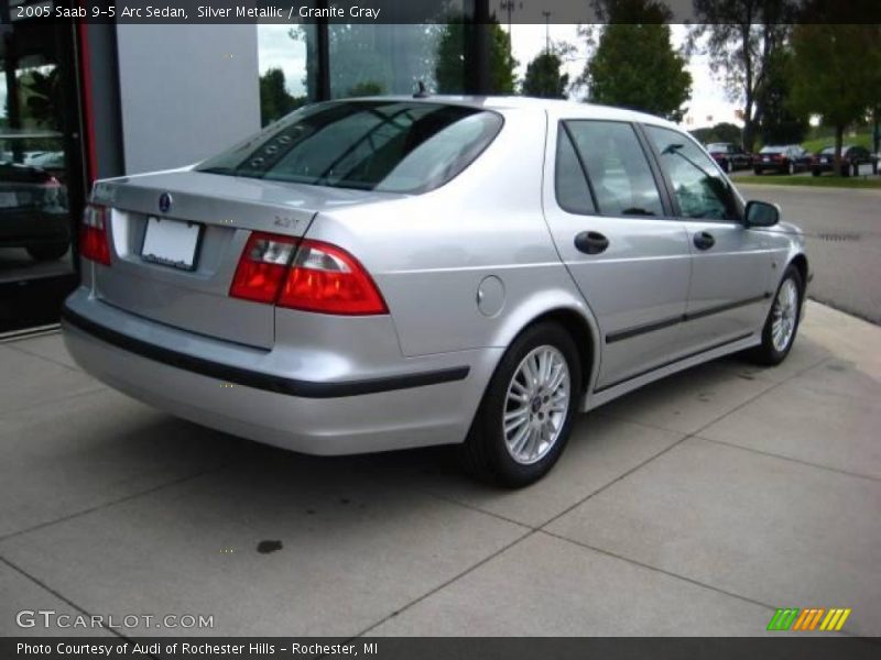 Silver Metallic / Granite Gray 2005 Saab 9-5 Arc Sedan