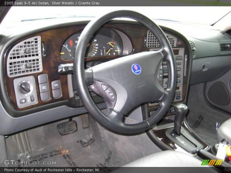 Silver Metallic / Granite Gray 2005 Saab 9-5 Arc Sedan