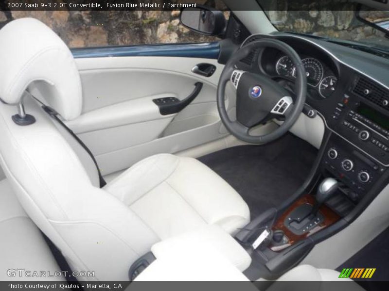 Fusion Blue Metallic / Parchment 2007 Saab 9-3 2.0T Convertible