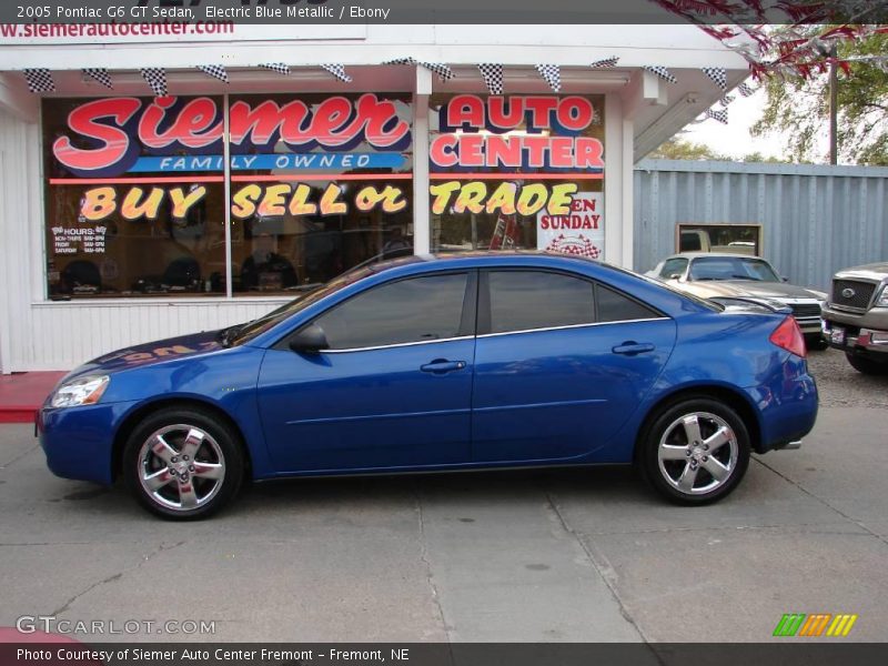 Electric Blue Metallic / Ebony 2005 Pontiac G6 GT Sedan