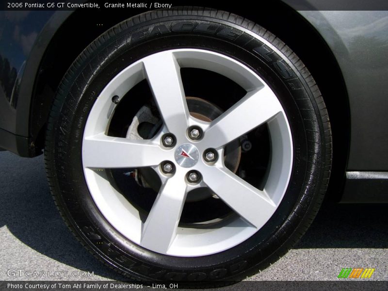 Granite Metallic / Ebony 2006 Pontiac G6 GT Convertible