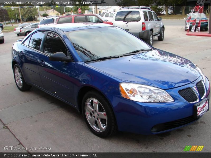 Electric Blue Metallic / Ebony 2005 Pontiac G6 GT Sedan