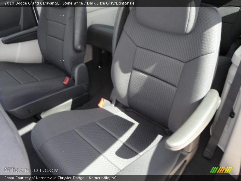 Stone White / Dark Slate Gray/Light Shale 2010 Dodge Grand Caravan SE