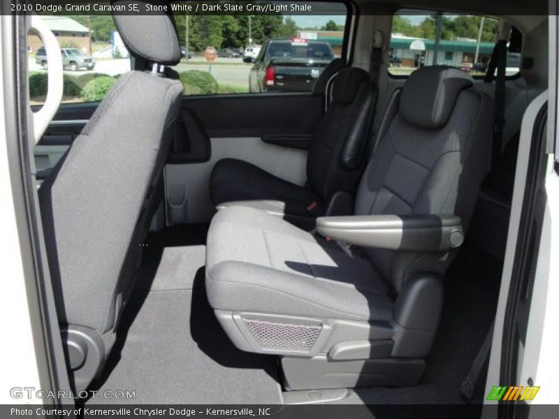 Stone White / Dark Slate Gray/Light Shale 2010 Dodge Grand Caravan SE