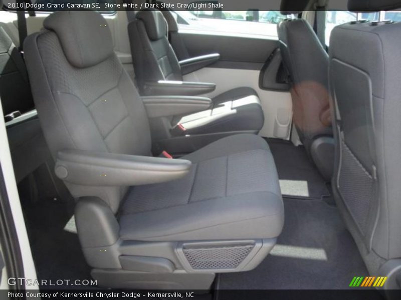 Stone White / Dark Slate Gray/Light Shale 2010 Dodge Grand Caravan SE
