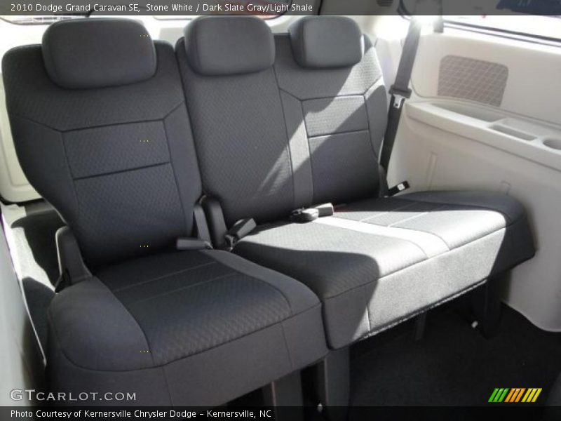 Stone White / Dark Slate Gray/Light Shale 2010 Dodge Grand Caravan SE
