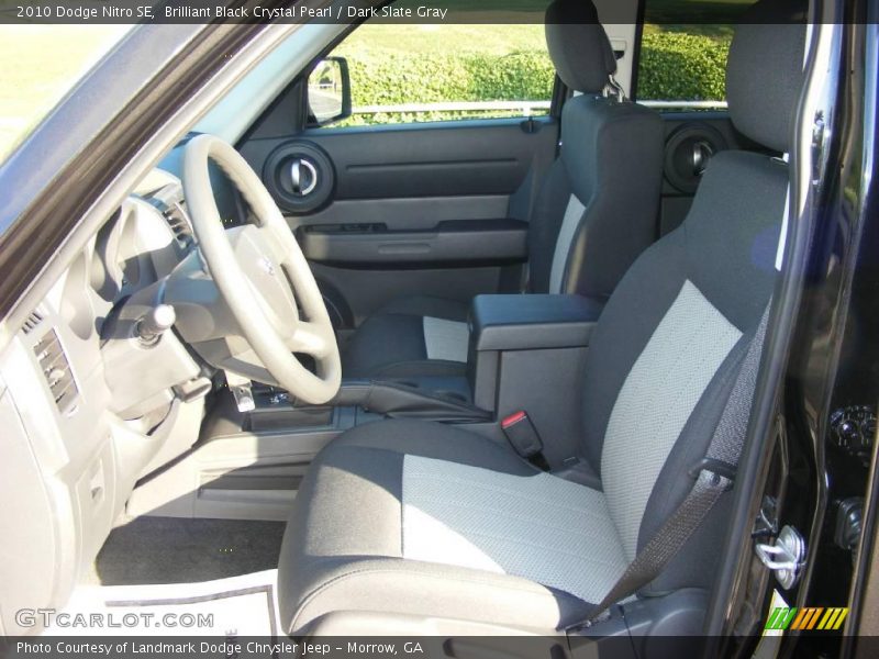 Brilliant Black Crystal Pearl / Dark Slate Gray 2010 Dodge Nitro SE