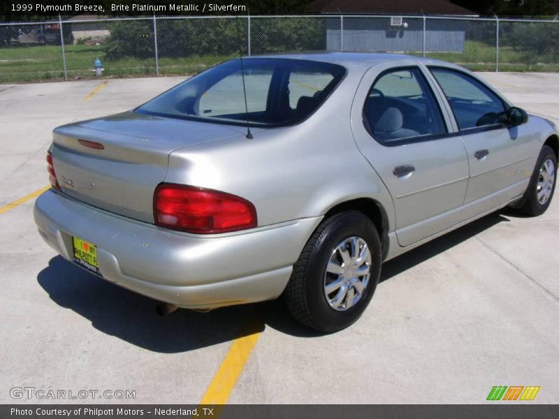 Brite Platinum Metallic / Silverfern 1999 Plymouth Breeze