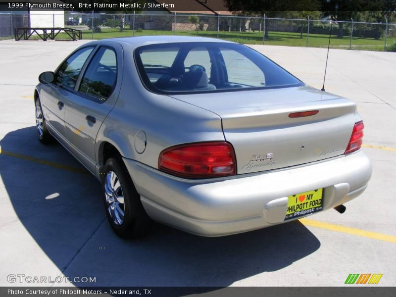 Brite Platinum Metallic / Silverfern 1999 Plymouth Breeze