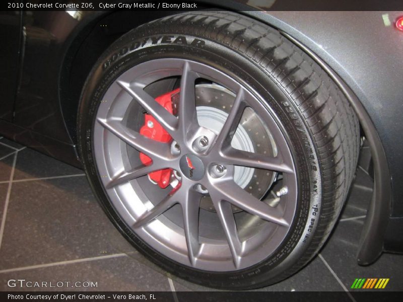 Cyber Gray Metallic / Ebony Black 2010 Chevrolet Corvette Z06