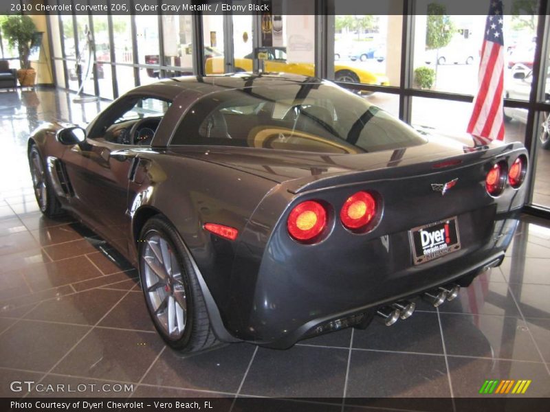 Cyber Gray Metallic / Ebony Black 2010 Chevrolet Corvette Z06