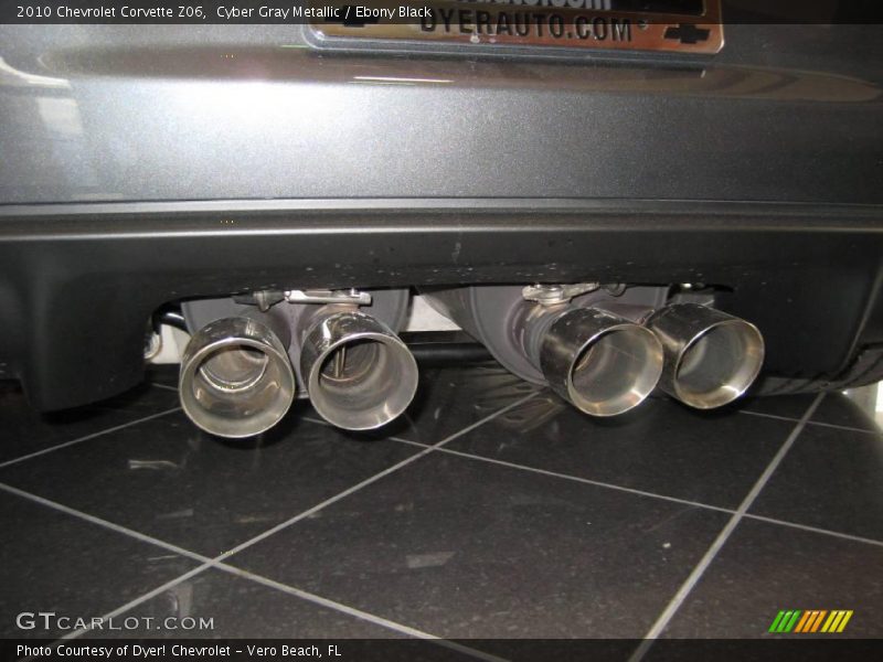 Cyber Gray Metallic / Ebony Black 2010 Chevrolet Corvette Z06