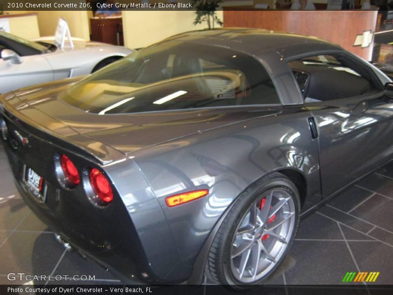 Cyber Gray Metallic / Ebony Black 2010 Chevrolet Corvette Z06