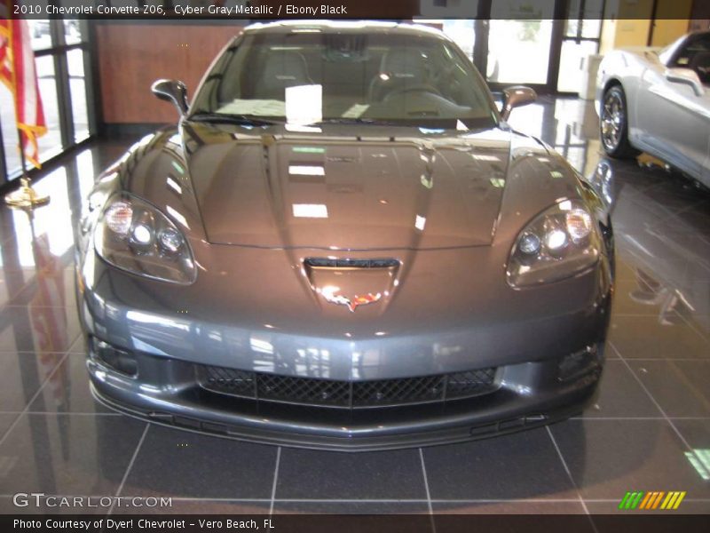 Cyber Gray Metallic / Ebony Black 2010 Chevrolet Corvette Z06