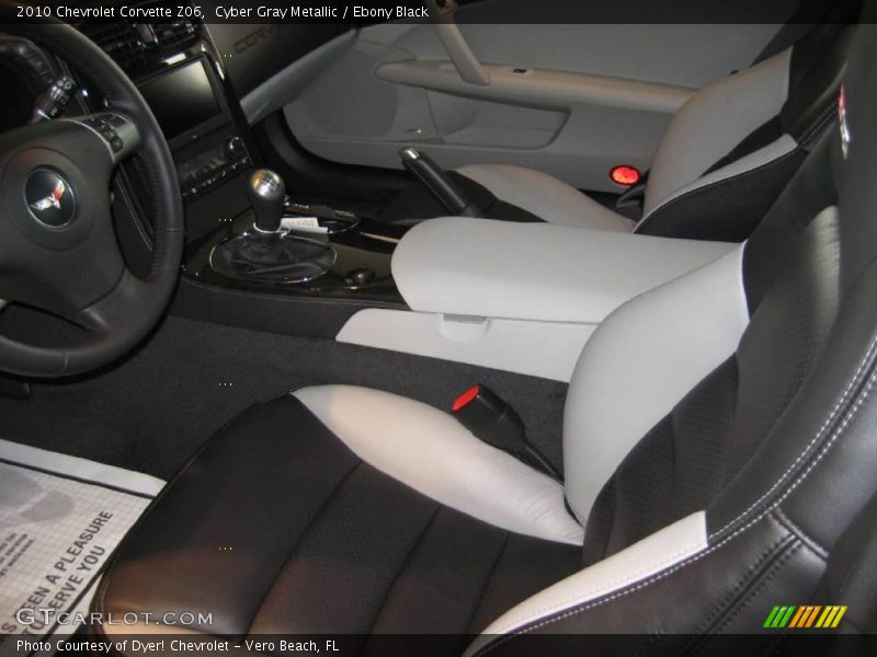 Cyber Gray Metallic / Ebony Black 2010 Chevrolet Corvette Z06