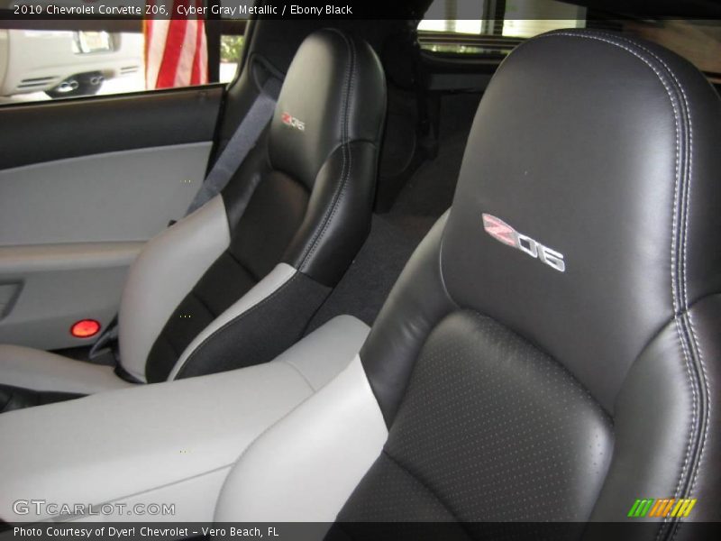 Cyber Gray Metallic / Ebony Black 2010 Chevrolet Corvette Z06