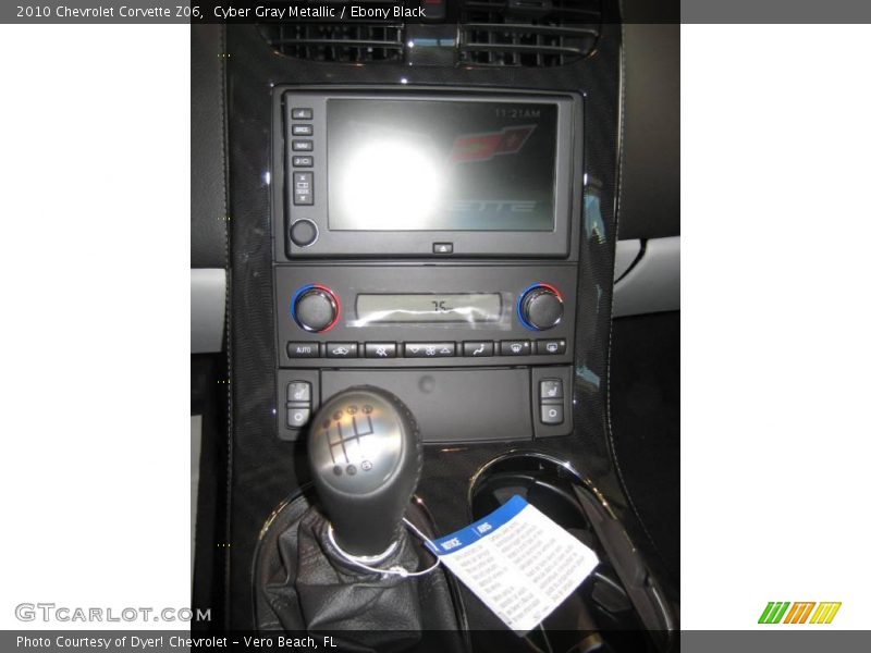 Cyber Gray Metallic / Ebony Black 2010 Chevrolet Corvette Z06