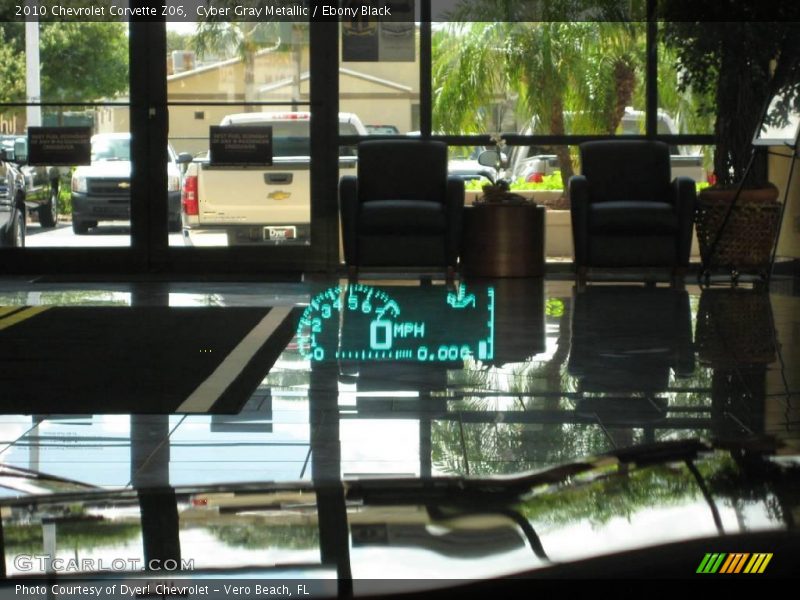Cyber Gray Metallic / Ebony Black 2010 Chevrolet Corvette Z06