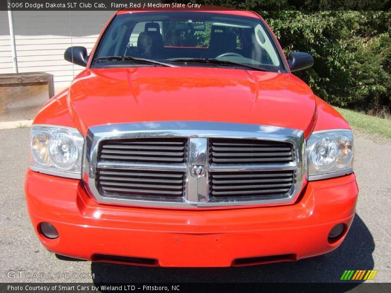 Flame Red / Medium Slate Gray 2006 Dodge Dakota SLT Club Cab