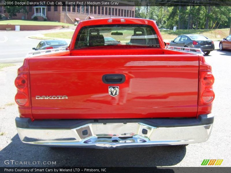 Flame Red / Medium Slate Gray 2006 Dodge Dakota SLT Club Cab