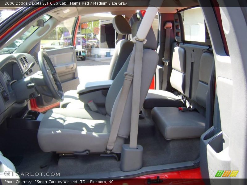 Flame Red / Medium Slate Gray 2006 Dodge Dakota SLT Club Cab