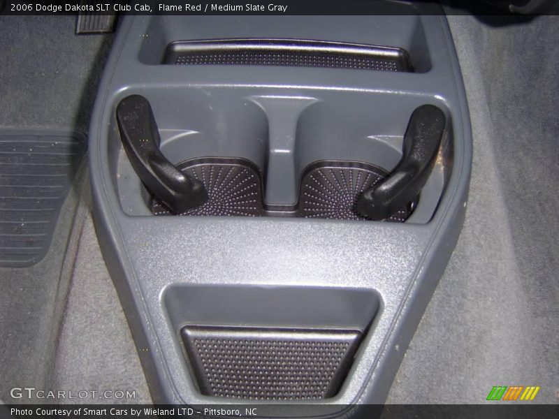 Flame Red / Medium Slate Gray 2006 Dodge Dakota SLT Club Cab