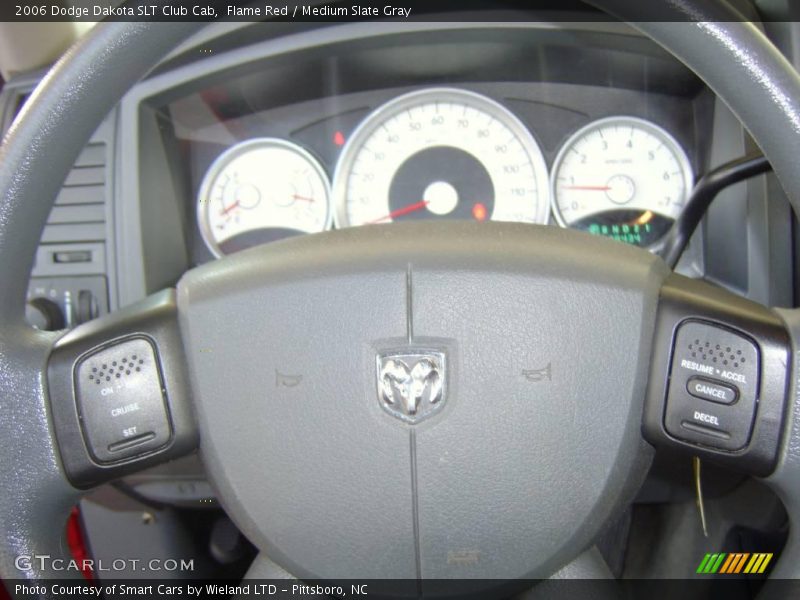 Flame Red / Medium Slate Gray 2006 Dodge Dakota SLT Club Cab