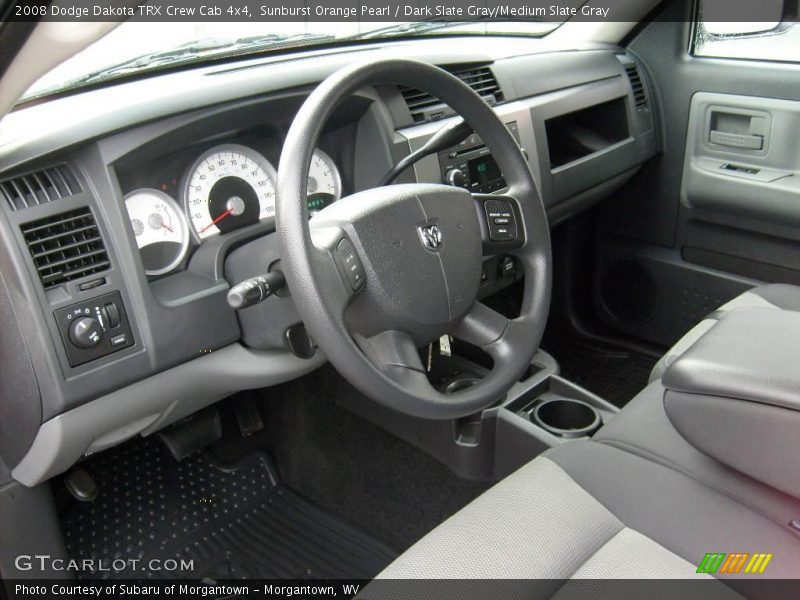 Sunburst Orange Pearl / Dark Slate Gray/Medium Slate Gray 2008 Dodge Dakota TRX Crew Cab 4x4