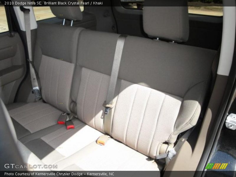 Brilliant Black Crystal Pearl / Khaki 2010 Dodge Nitro SE