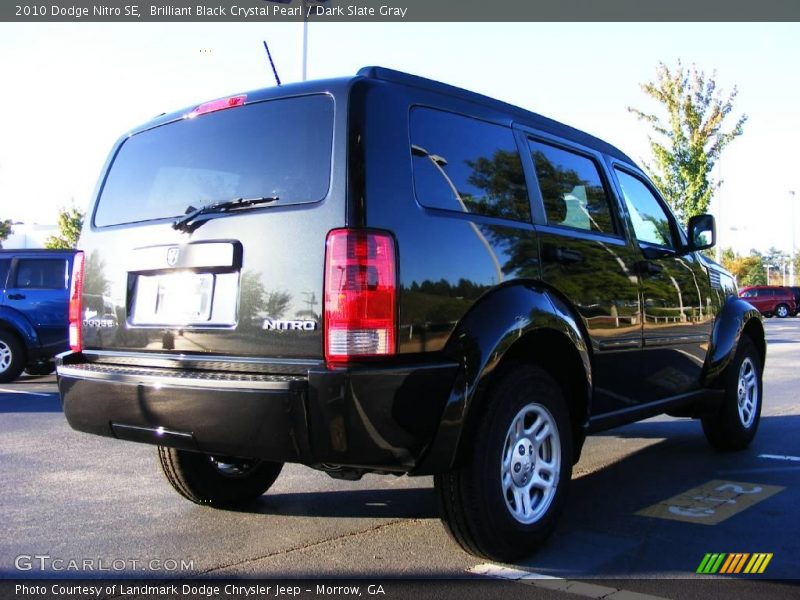 Brilliant Black Crystal Pearl / Dark Slate Gray 2010 Dodge Nitro SE