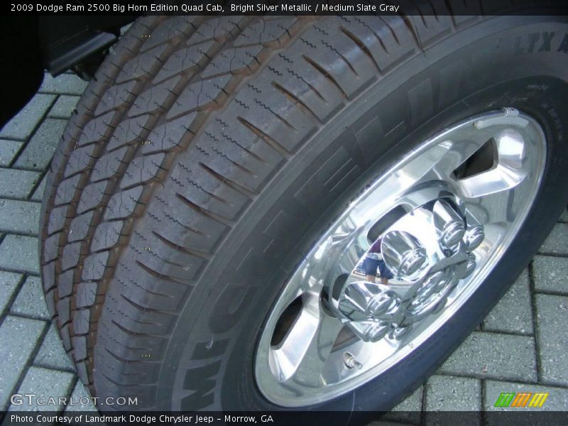 Bright Silver Metallic / Medium Slate Gray 2009 Dodge Ram 2500 Big Horn Edition Quad Cab