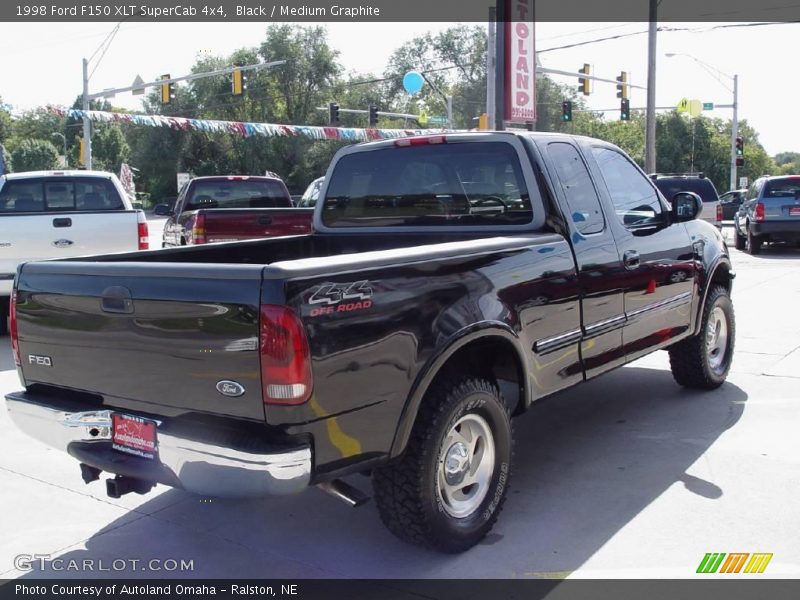 Black / Medium Graphite 1998 Ford F150 XLT SuperCab 4x4