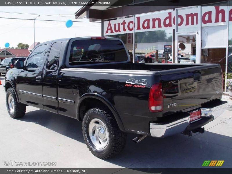 Black / Medium Graphite 1998 Ford F150 XLT SuperCab 4x4