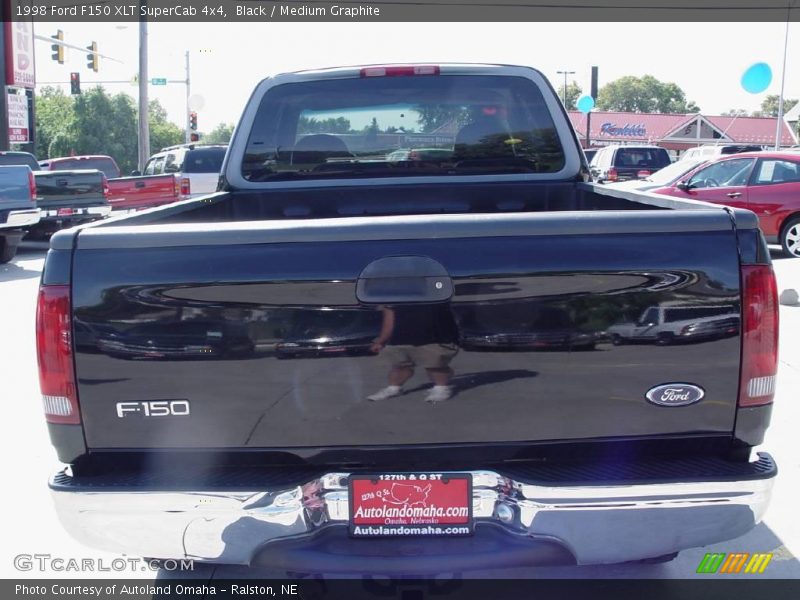 Black / Medium Graphite 1998 Ford F150 XLT SuperCab 4x4