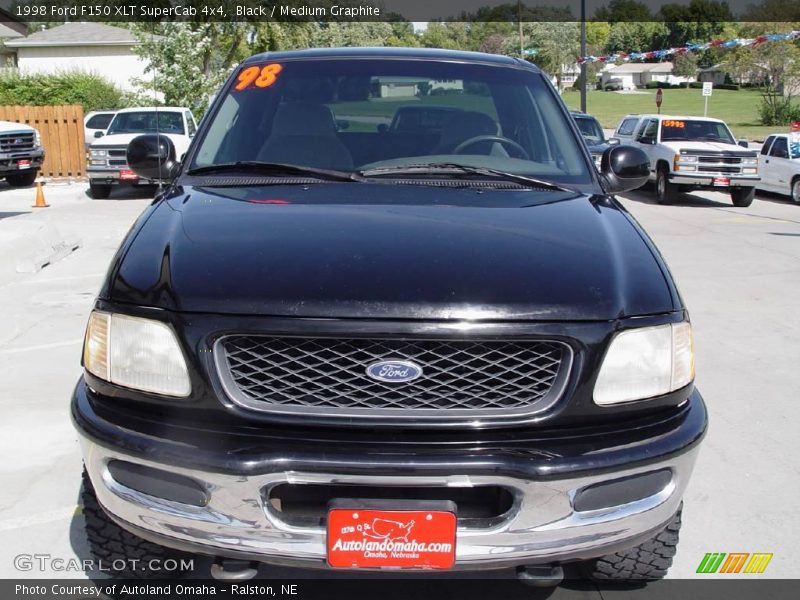 Black / Medium Graphite 1998 Ford F150 XLT SuperCab 4x4