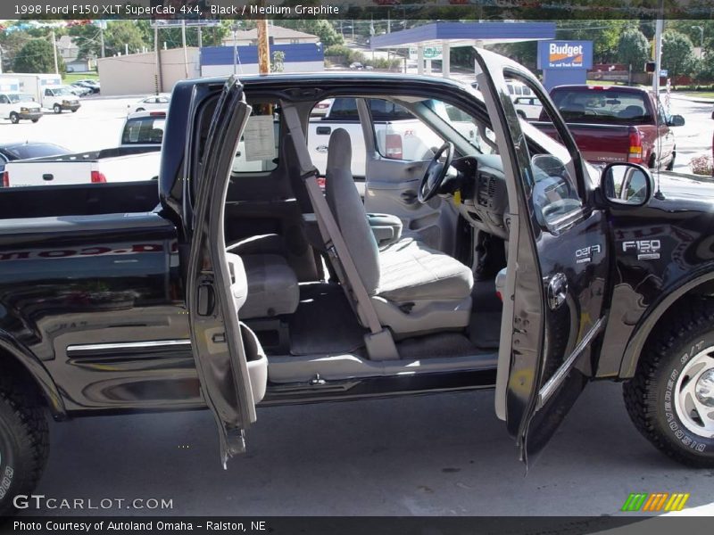 Black / Medium Graphite 1998 Ford F150 XLT SuperCab 4x4