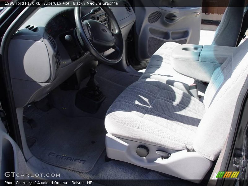 Black / Medium Graphite 1998 Ford F150 XLT SuperCab 4x4