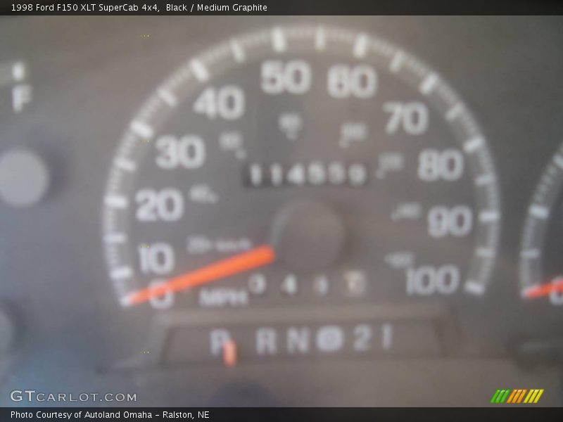 Black / Medium Graphite 1998 Ford F150 XLT SuperCab 4x4