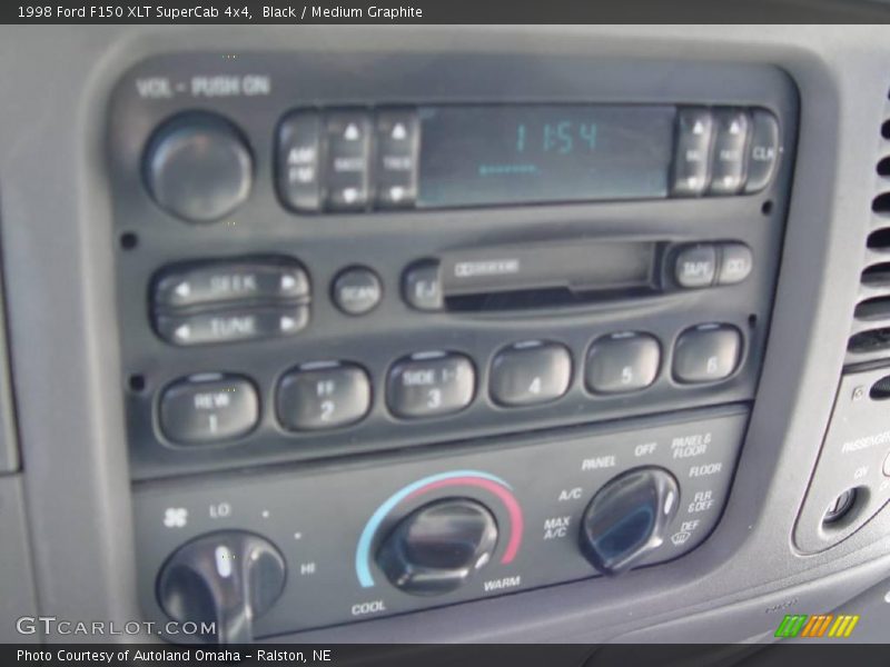Black / Medium Graphite 1998 Ford F150 XLT SuperCab 4x4