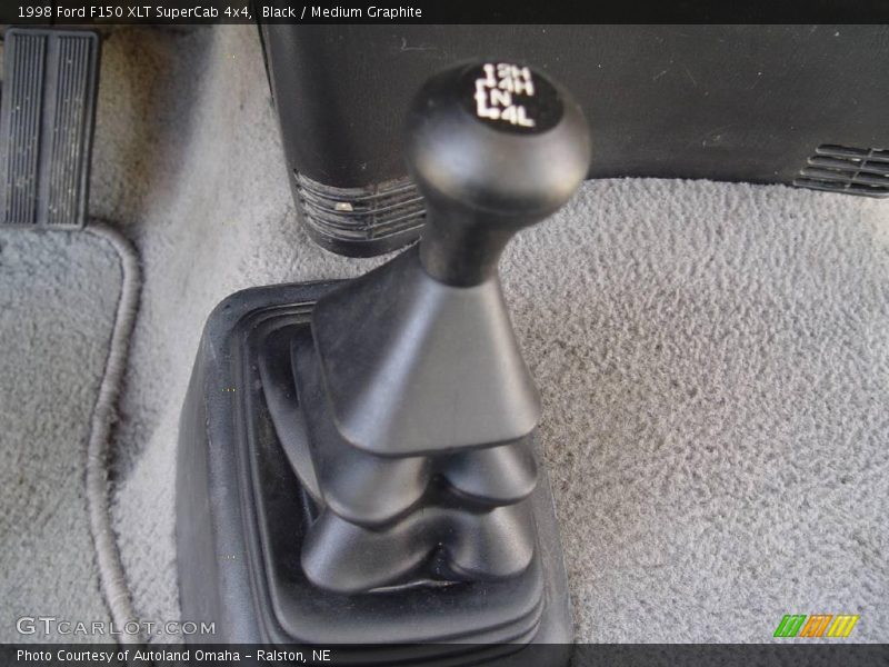 Black / Medium Graphite 1998 Ford F150 XLT SuperCab 4x4
