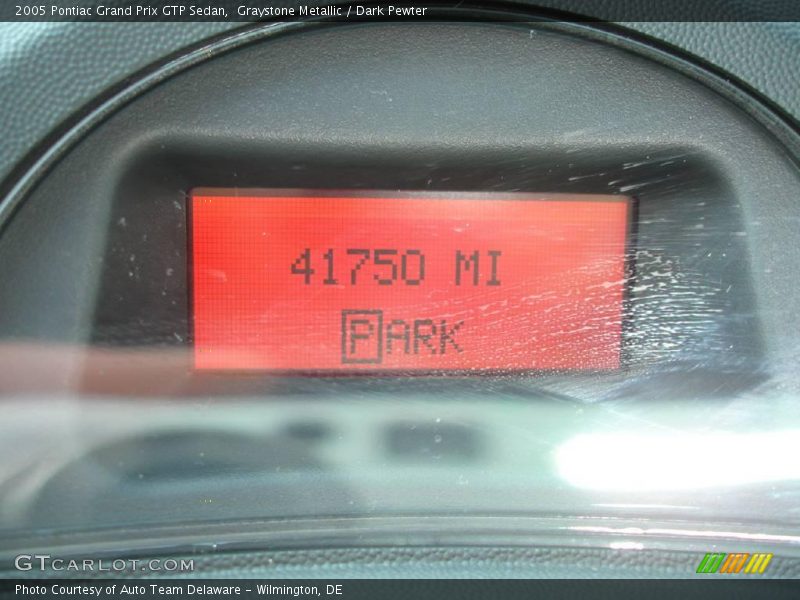 Graystone Metallic / Dark Pewter 2005 Pontiac Grand Prix GTP Sedan