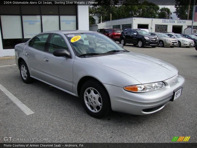 Sterling Silver Metallic / Pewter 2004 Oldsmobile Alero GX Sedan