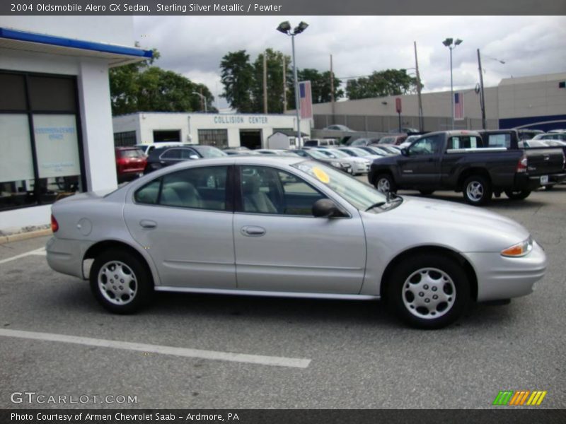 Sterling Silver Metallic / Pewter 2004 Oldsmobile Alero GX Sedan